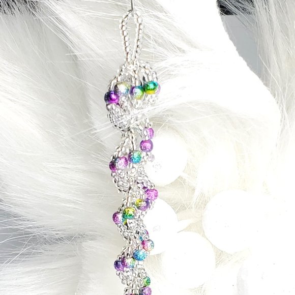 Holiday Christmas Tree Crystal Icicle Ornament Christmas Crystal